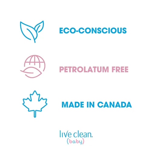 Vista 5 de Live Clean Champú y lavado orgánico ecológico para bebés 25.4 fl oz (25 fl oz)