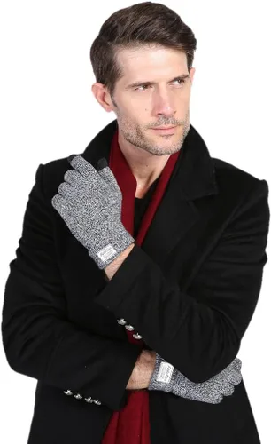 Vista 3 de FakeFace Guantes unisex para pantalla táctil, guantes de punto de lana cálidos, guantes de texto al aire libre, para esquí, ciclismo, regalo