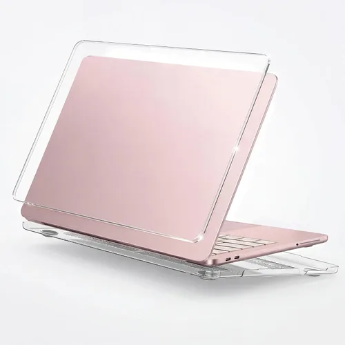 Vista 9 de Seorsok Funda compatible con MacBook Neo de 13 pulgadas, modelo A3404 de versión 2026 con chip A18 Pro, funda rígida de plástico transparente