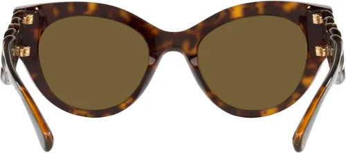 Vista 4 de Versace Woman Sunglasses Black Frame Dark Grey Lenses 52MM