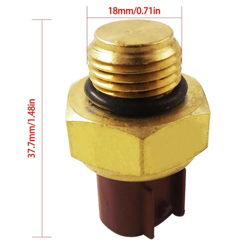 Vista 5 de Reemplazo del sensor del interruptor de temperatura del ventilador de enfriamiento del radiador para 19206-115-0000,19206-102-000,36520-0000,30970002