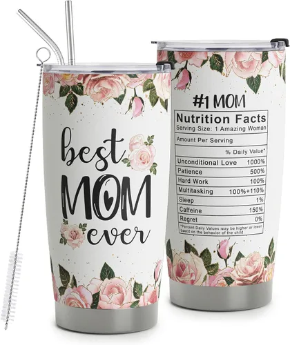 Vista 7 de Regalos para mamá autista, taza de viaje de conciencia sobre el autismo con popote para mamá, tazas de acero inoxidable para autismo de 20 onzas