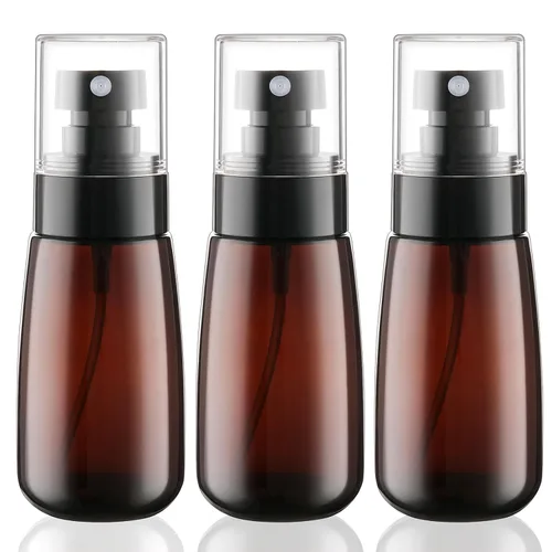Vista 24 de Cosywell Botella de spray de viaje aprobada por la TSA de 2oz 60ml, paquete de 3, a prueba de fugas, nebulización fina, botella de spray de plástico