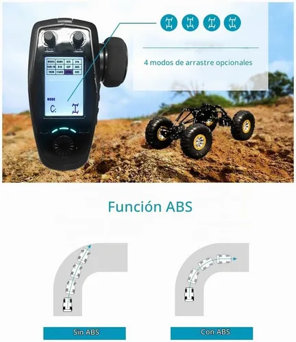 Vista 8 de Flysky FS-GT5 - Transmisor RC de 6 canales AFHDS con receptor FS-BS6 para RC coche bote