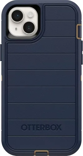 Vista 5 de OtterBox Funda para iPhone 15 Plus e iPhone 14 Plus (solamente) - Serie Defender - Negro - Solo funda - Sin protector de pantalla - Resistente