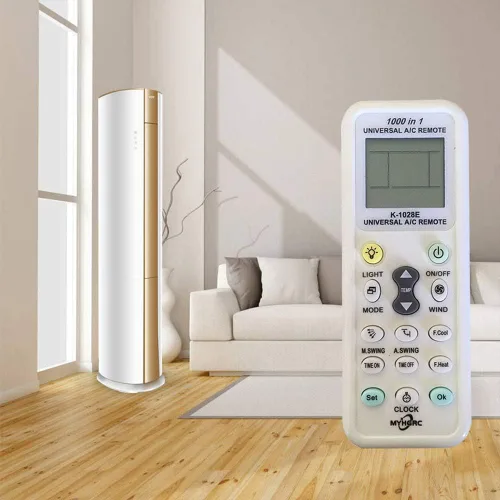 Vista 3 de K-1028E Aire acondicionado universal A/C Control remoto para aire acondicionado Haier, Hitachi, Panasonic, LG, Sharp, Gree, Midea, Bosch, Toshiba