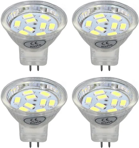 Vista 7 de Bombillas halógenas, bombilla MR11 3W 300lm lámpara con 9 cuentas base de doble pin para lámpara de paisaje, luces estroboscópicas intermitentes