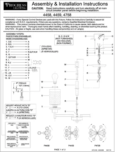 Vista 22 de Progress Lighting P4459 Alexa Candelabro de 5 luces, con pantalla de lino, de 20 pulgadas de alto., P4459-09, 100.00watts, 120.00 volts