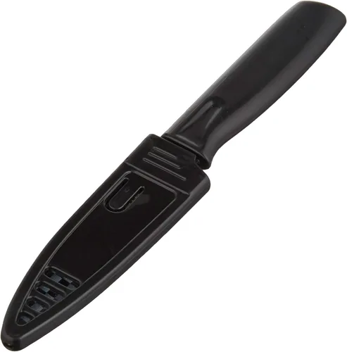 Vista 7 de Mercer Culinary Cuchillos de pelar antiadherentes con fundas ABS, 4 pulgadas, rojo/azul/negro, paquete de 3