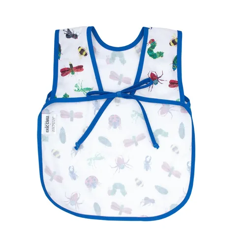 Vista 3 de BapronBaby Eric Carle Bug World Bapron - Babero más seguro sin corbata para el cuello para bebés y niños pequeños, suave, impermeable, resistente a