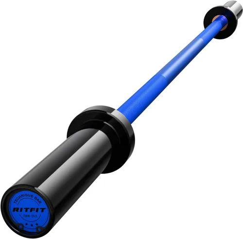 Vista 21 de RITFIT Olympic Barbell 4ft/6ft - 2 Inch Weight Bar for Strength Training, Weightlifting, Squat, Deadlift, Bench Press, Curl, Overhead Press