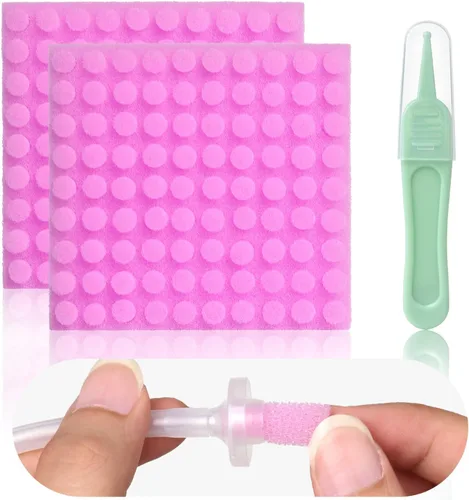 Vista 5 de Paquete de 100 filtros higiénicos de aspirador nasal de alta calidad, repuesto para filtros de aspirador nasal de bebé, sin BPA, ftalatos y látex