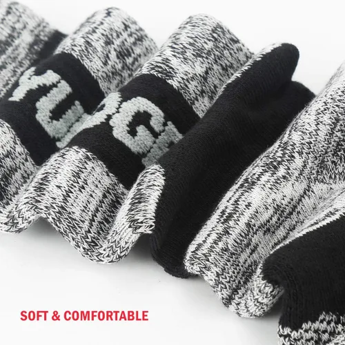 Vista 8 de YUEDGE Calcetines atléticos acolchados de rizo de algodón para hombre calcetines térmicos más gruesos y cálidos calcetines de trabajo para hombres