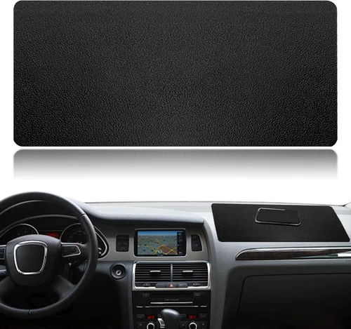 Vista 8 de Tapete de goma antideslizante para salpicadero, tamaño de 10.6 x 5.9 pulgadas, tapete antideslizante para automóvil, accesorios de salpicadero