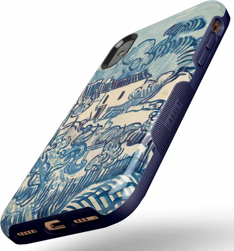 Vista 135 de Casely Funda para iPhone Xs Max Funda con estampado de festival (solo buenas vibraciones)