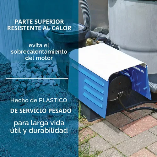 Vista 4 de Cubierta ajustable para motor Blue Devil