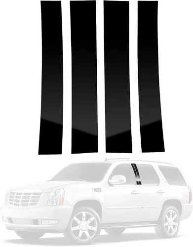 Vista 7 de BASIKER - Molduras para pilar de ventana de puerta para Ford F150 2004-2014