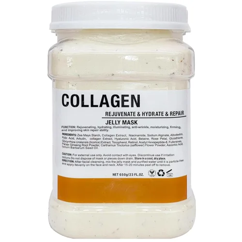 Vista 5 de YMEYFAN Máscara de gelatina para profesionales de tratamientos faciales, máscara de gelatina en polvo para cara, máscara de modelado, suministros