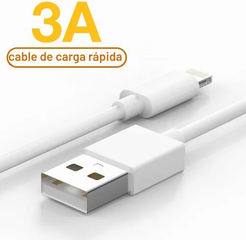 Vista 3 de Paquete de 5 (6 pies) original [certificado Apple MFi] cargador de iPhone, cable Lightning de carga rápida, cable USB compatible con iPhone 13/12/11