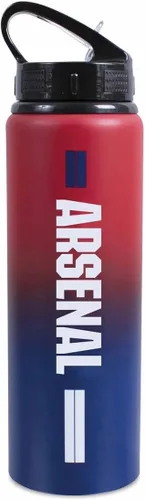 Vista 2 de Arsenal F.C. Team Merchandise - Botella de aluminio (25.4 fl oz), color blanco, talla única