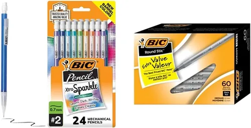 Vista 2 de BIC - Lápiz mecánico Xtra-Sparkle, punta media (1/32 pulgadas), 24