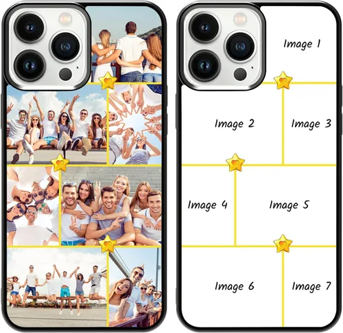 Vista 7 de Funda personalizada para iPhone 13 12 11 Pro Max Xr Xs Max 8 Plus Samsung Galaxy S22 S21 S20 FE NOTE 20 UlTRA A53 A03S, diseña tu propia funda