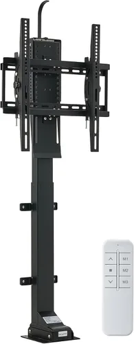 Vista 9 de CO-Z Elevador de TV motorizado para televisores de 32" a 57" de hasta 165 lb, 400x400 VESA, soporte con mecanismo de altura ajustable y montaje