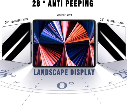 Vista 2 de Protector de pantalla de privacidad para Samsung Galaxy Tab A11