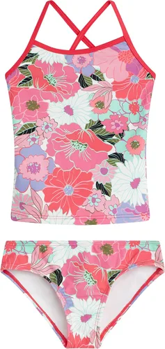 Vista 35 de Kanu Surf Niñas Melanie Beach Sport - Traje de baño tipo tankini de 2 piezas con UPF 50+ Alania Floral Aqua