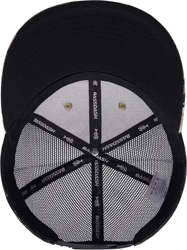 Vista 5 de BASSDASH Gorra de Camionero de Ala Plana Ajustable con Snapback y Malla para Hombres y Mujeres