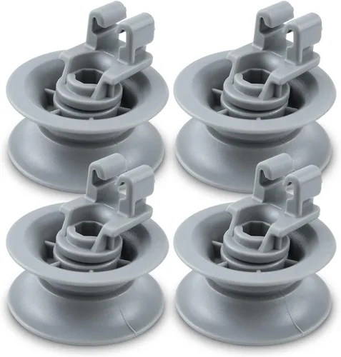 Vista 6 de 611475 Montaje de rueda inferior para lavavajillas - gris, apto para Bosch Reemplazar #bsh-00611475 1559847 AH3477735 AH8727387 Paquete de 4