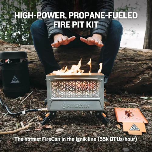 Vista 2 de Ignik FireCan Elite, Hoguera portátil de propano de alta potencia