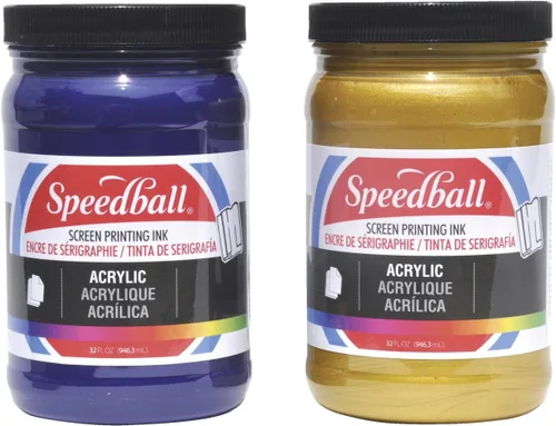 Vista 19 de Speedball 004657 Tinta acrílica para serigrafía, 32.0 fl oz, 32 onzas líquidas, color negro