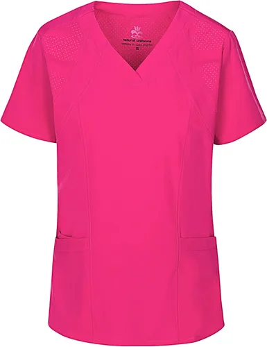 Vista 86 de Natural Uniforms Conjunto de ropa quirúrgica elástica para mujer con tallas regulares y pequeñas