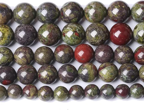 Vista 242 de 100 cuentas de piedra multicolor natural de 0.236 pulgadas (0.236 in), cuentas espaciadoras sueltas redondas para hacer pulseras, collares, aretes