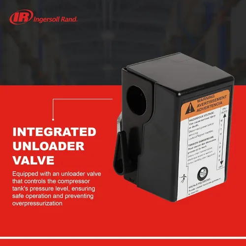 Vista 5 de Ingersoll-Rand 23474661 Interruptor de presión para compresor de etapa única SS3 y SS5