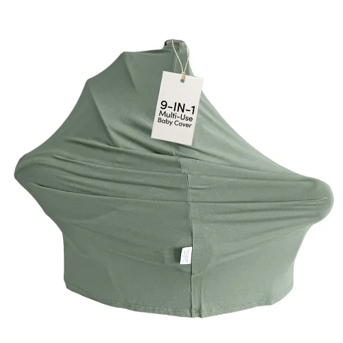 Vista 14 de MOZAH Funda de asiento de coche para bebé, hojas beige, 100% muselina orgánica, suave, transpirable y ligera, esencial para asiento de automóvil