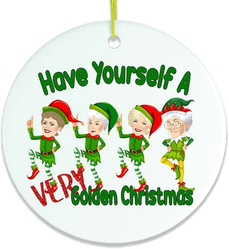 Vista 12 de All I Want for Christmas is You - Elegante adorno artístico musical de Navidad, decoración clásica para árbol