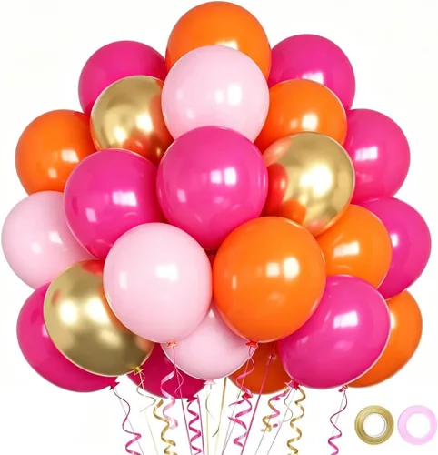 Vista 10 de Globos de graduación 2025 para fiesta de graduación, 50 globos de 30 cm negros y dorados de látex para graduación, globos de fiesta de graduación