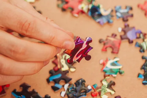 Vista 3 de Toynk Dice, Dice, Baby! Rompecabezas de 1000 piezas para adultos y niños, juego de mesa interactivo para el cerebro, juguetes educativos
