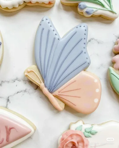 Vista 4 de Juego de 3 cortadores de galletas de mariposa, cortador de acero inoxidable para fiestas temáticas, baby shower, boda, primavera, vacaciones