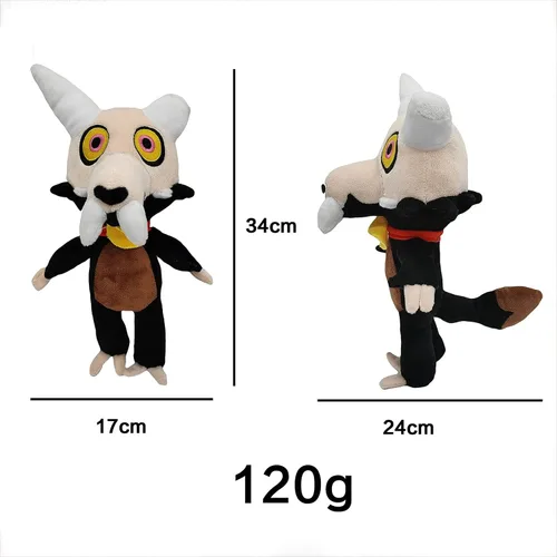 Vista 7 de HJTLSKBZ - Peluche de The Owl House King, casa de búho, lindo animal de peluche kawaii, muñeco de peluche Kawaii de dibujos animados, juguete