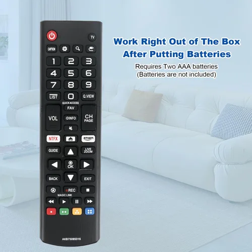 Vista 8 de AKB75095315 Reemplazo de control remoto para LG Smart TV OLED55B8PUA OLED65B8PUA 49UK6200PUA 55UK6200PUA 43UK6200PUA 65UK6200PUA 65SK9000PUA