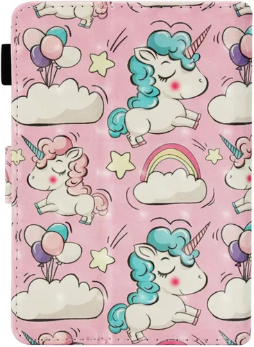 Vista 4 de Funda delgada de 6 pulgadas para Kindle Paperwhite (10ª generación, versión 2018) – Funda de piel sintética para tarjetas y ranuras para efectivo