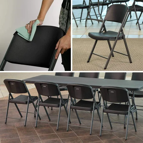 Vista 6 de Lifetime Silla plegable con color negro Model#80887U (4, negro)