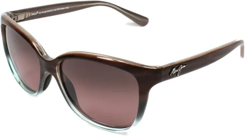Vista 4 de Maui Jim Gafas de sol polarizadas de moda para mujer Starfish Negro con tortuga/gris neutro polarizado