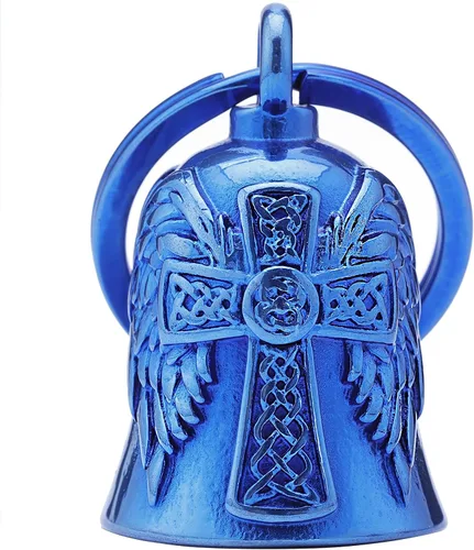 Vista 10 de Campanas de motocicleta para hombre, campana de ángel de motocicleta para hombres y mujeres, accesorio de motociclista, protección de seguridad
