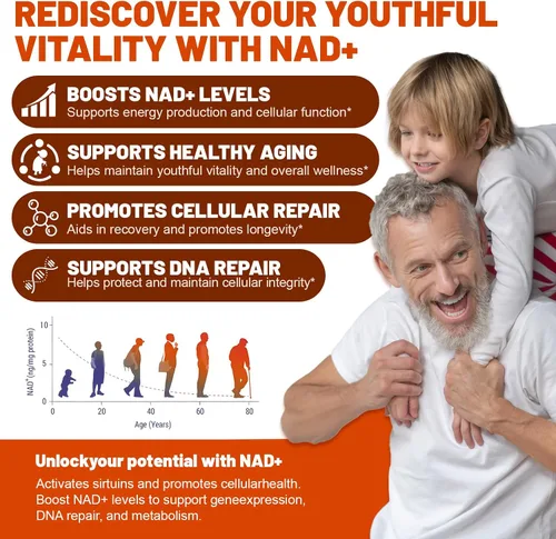 Vista 5 de Resveratrol Suplemento para energía y piel - Refuerzo antienvejecimiento con resveratrol - Apoya la salud celular y la concentración - 120 cápsulas