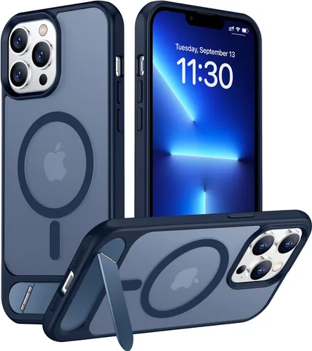 Vista 155 de Funda para iPhone 11 con compatibilidad magnética, [Soporte invisible incorporado][Compatible con MagSafe]