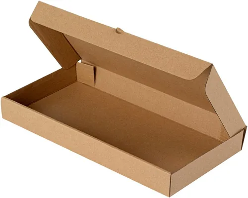 Vista 13 de Restaurantware - Cajas para pizza, 50 unidades, 14 x 7 x 1.5 pulgadas, embalaje de papel de cartón corrugado con bloqueo de pestañas, resistente a